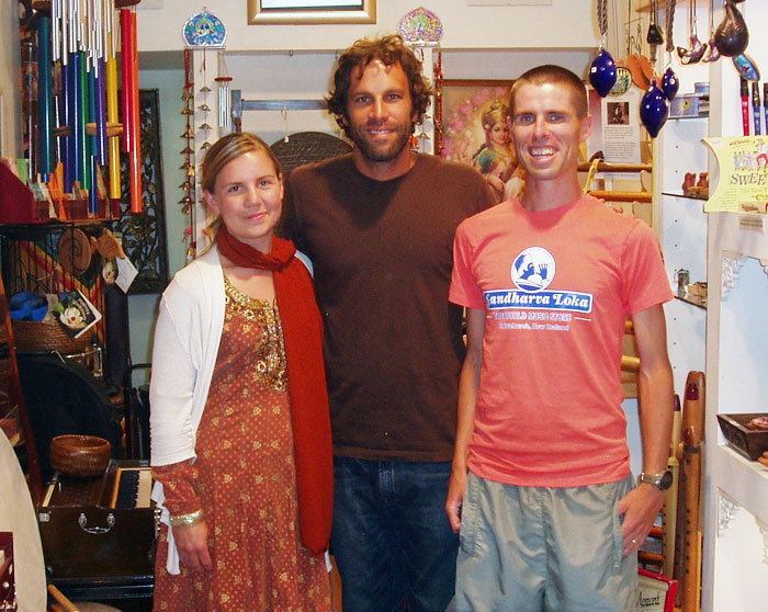 Jack Johnson, Musician and Song Writer visits Gandharva Loka New Zealand